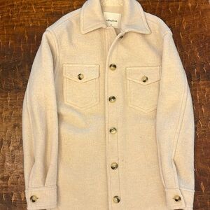 Yvonne Merino Wool Jacket: Boiled Merino Utility Shacket